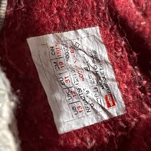 The North Face Alpenglow IV Snow Boots THERMAFELT Black Youth Size 13 - Picture 8 of 9